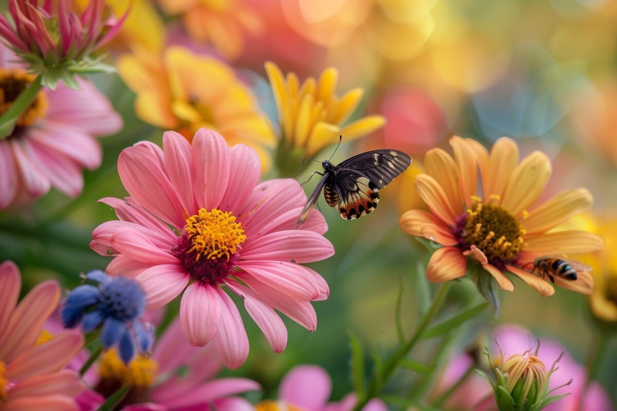 Ces fleurs enchantées qui attirent papillons et abeilles dans votre jardin