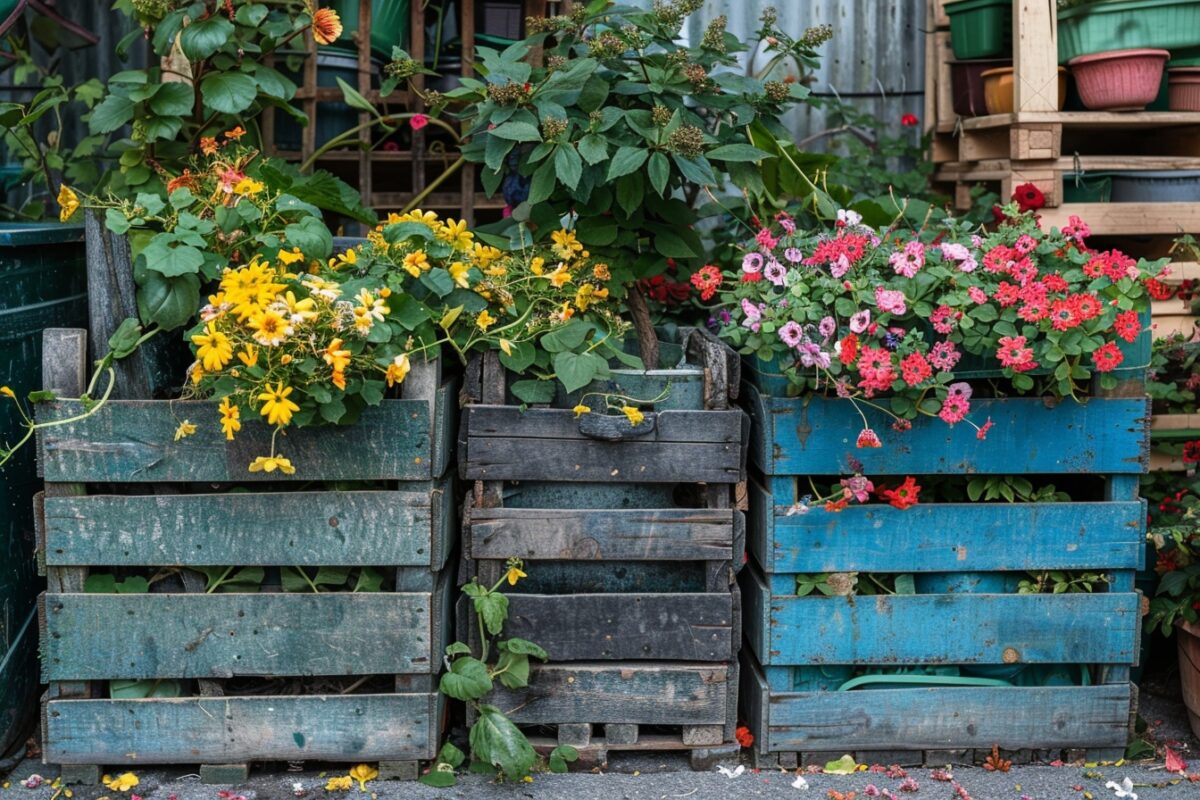 Ces idées de recyclage pour des décorations de jardin éco-responsables et charmantes