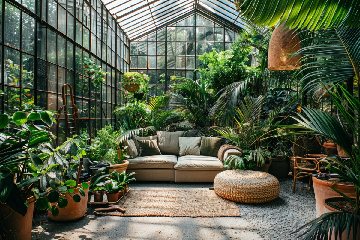 Installation et décoration d'une serre de jardin