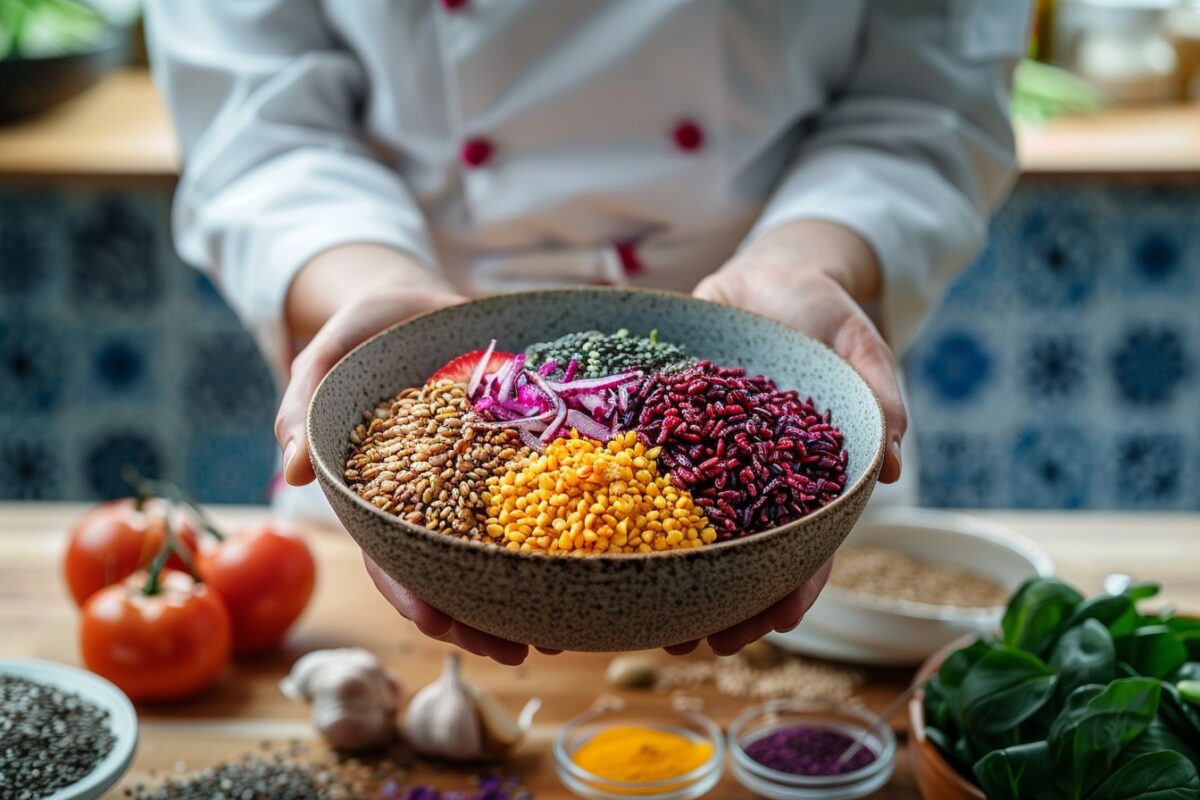 Préparations culinaires avec des supergraines : quinoa, chia, et autres